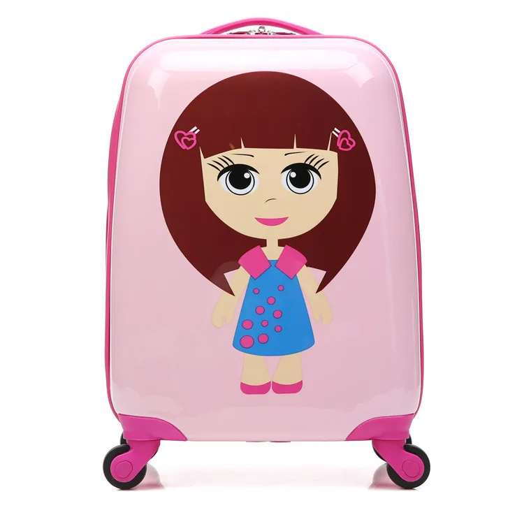 
Children pc custom pattern ride on suitcase trolley kids luggage for travel 