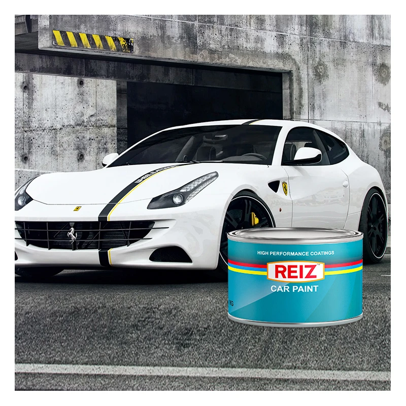 REIZ 2K light weight body filler putty for car engine cover trunk door automotive paint collision repair
