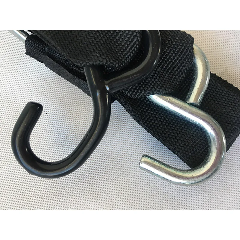 boat Transom Strap 2 x24 inch  T Handle Latch strap with S hooks2x 48 inch