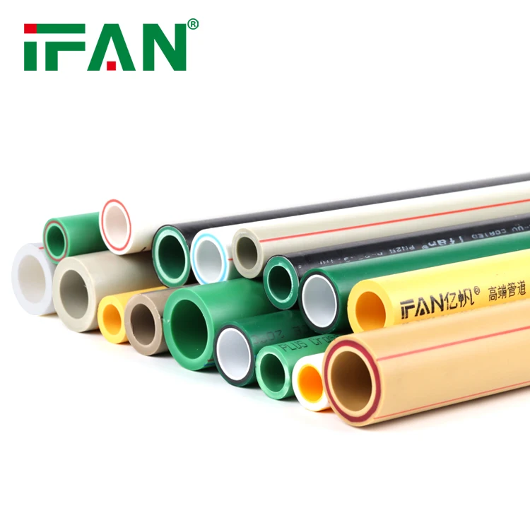 IFAN Factory Price PPR Water Tube 20 160mm Water Pipe  DIN 8077/8078 Plumbing Materials Plastic Water Pipe