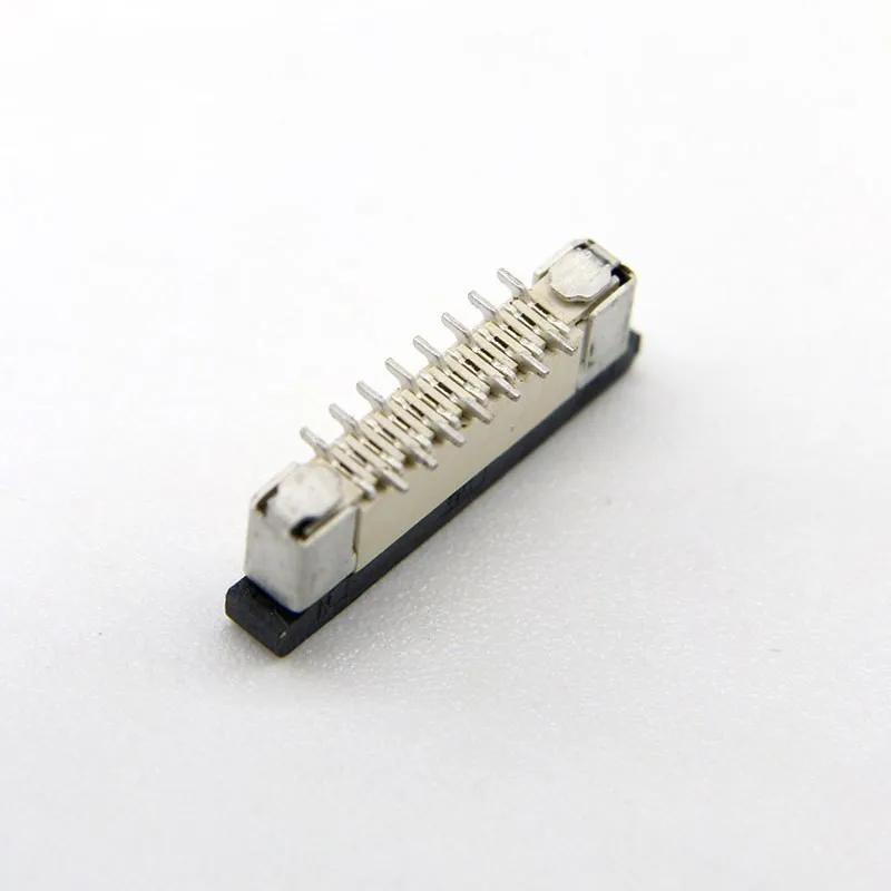 LCD Appliance Side Entry Lock Pitch Fpc Connector Ctor Type Through Hole 1.0mm Natural Rohs Female Db 9 Pcb Mount Sn Plated 500