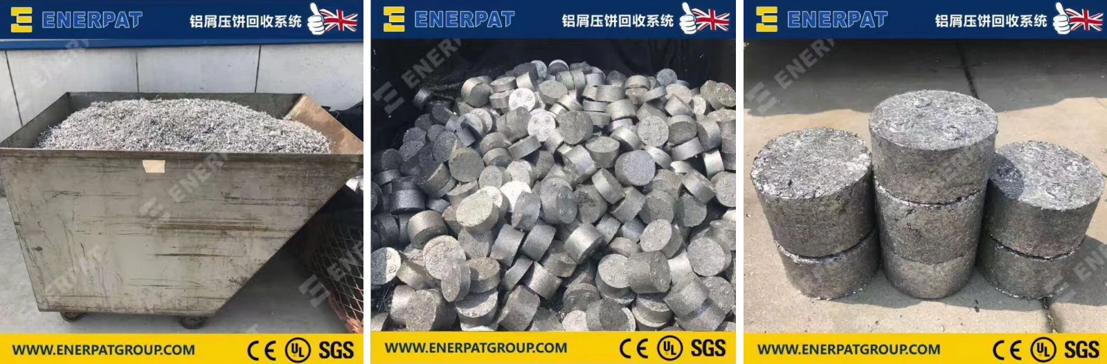 Recycling Hydraulic Metal Chip Briquette Machine / Automatic Aluminium Briquetting Machine with High Quality