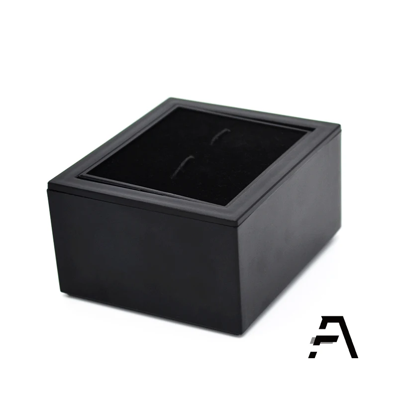 
Wholesale custom black rotate cufflinks storage gift box 