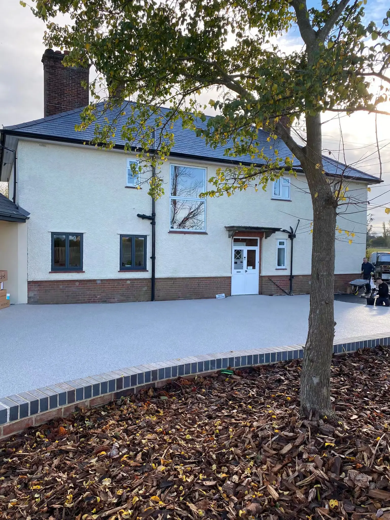 2 Part Aggregate Gravel Bonding Resin For  Stone Driveway Gravel Paving