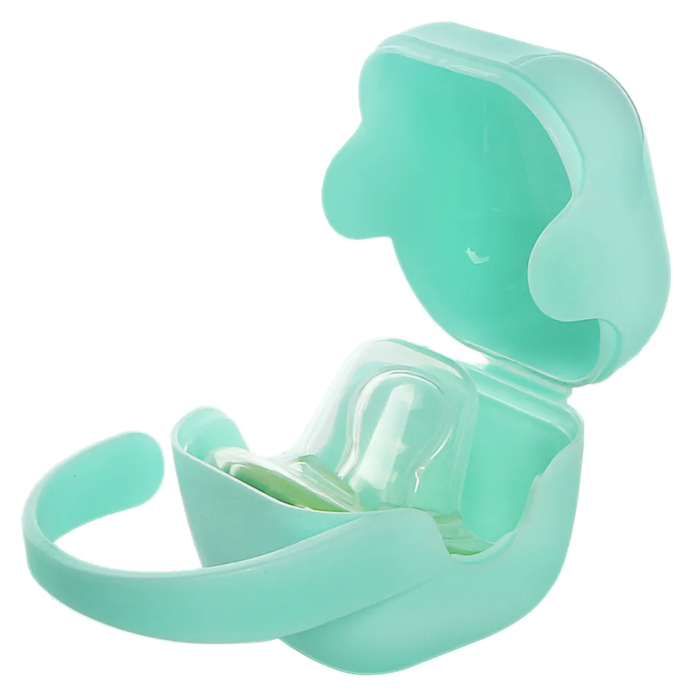 Portable Nipple Container BPA Free Kids Pacifier Case Holder Box Baby Pacifier Clip