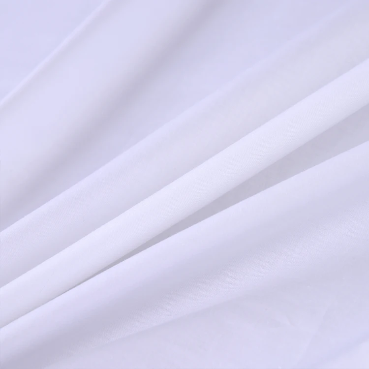 Factory Wholesale poly cotton 144 thread count fabric for bed sheet/linen in rolls