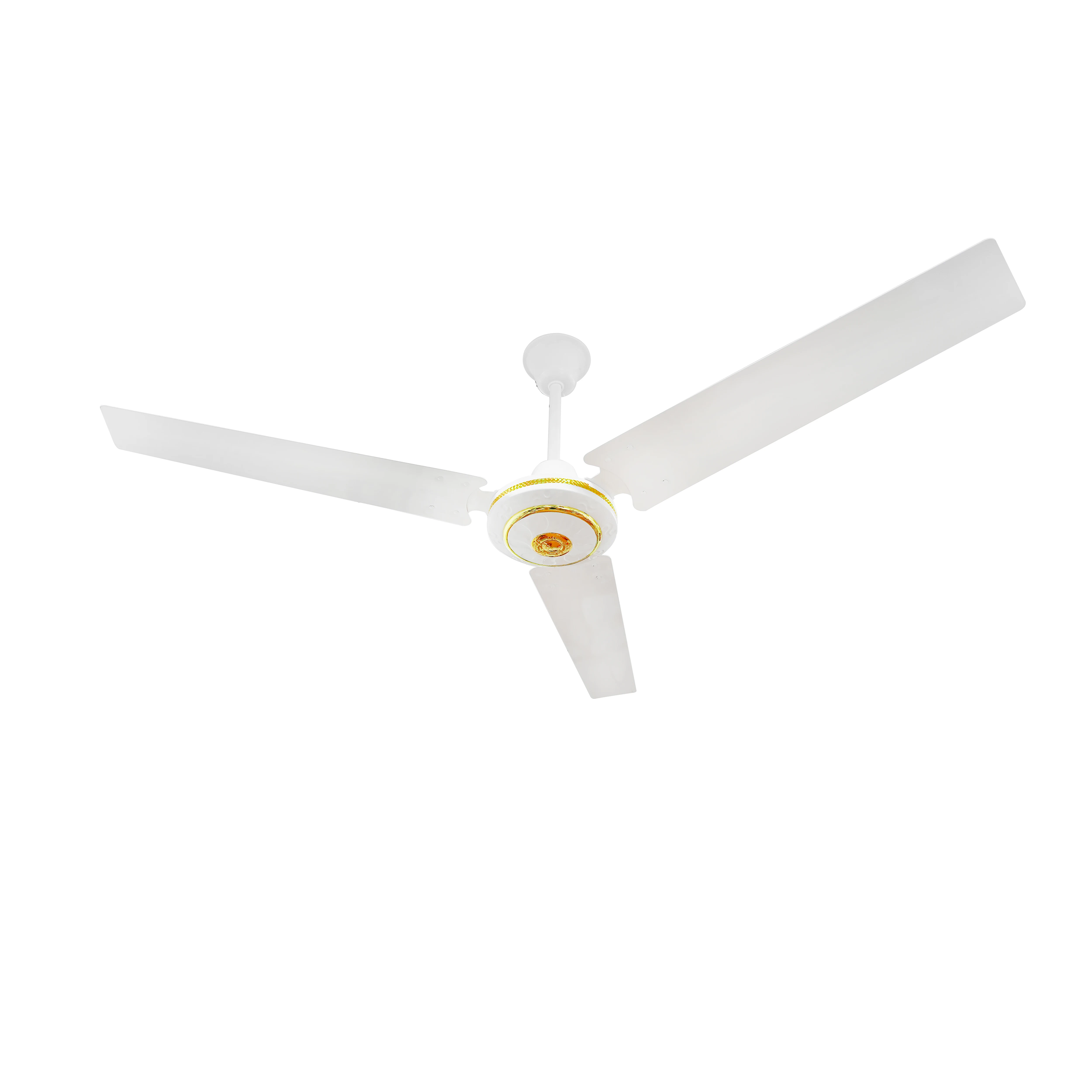 56 Inch AC/DC solar Powered Ceiling fan 12V dc motor fan with remote control and regulator