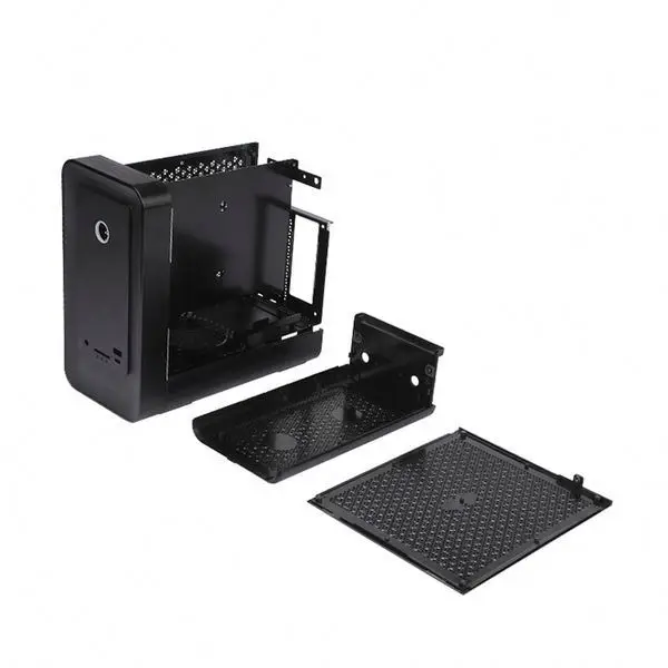 Aquarium Computer Case Mini Itx Low Price Pc Casing Ice Drill Ready-Made Test Bench Desktop Clear Blue Powertrain China Design