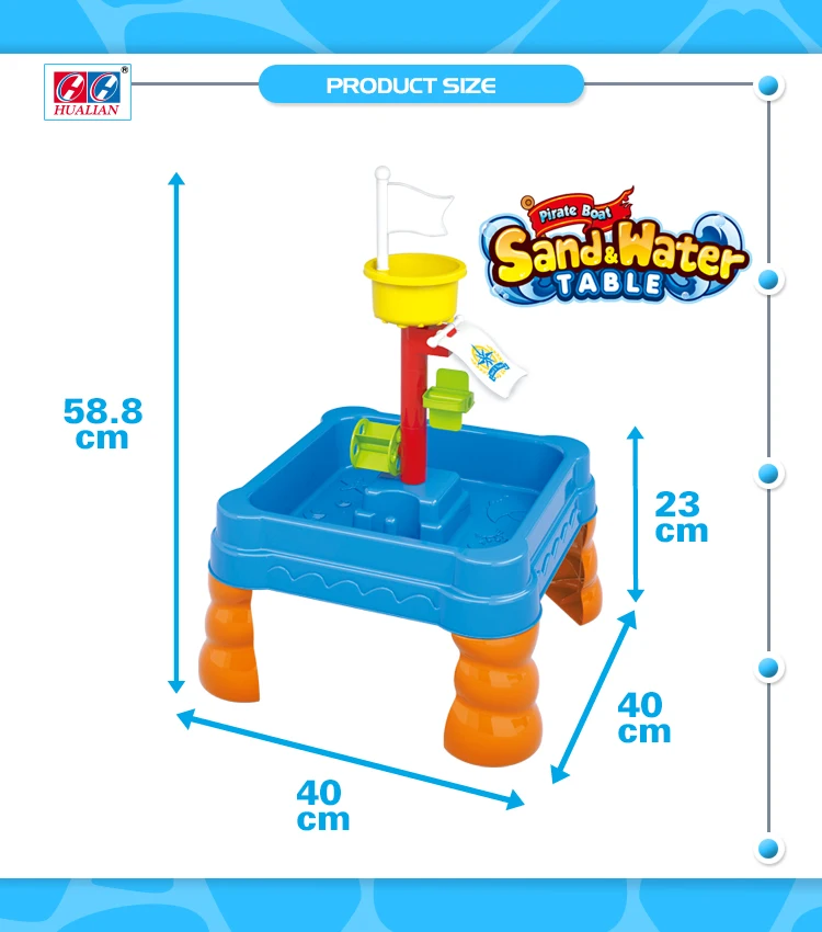 summer beach toy plastic kids playing water sand beach table for kids 3+