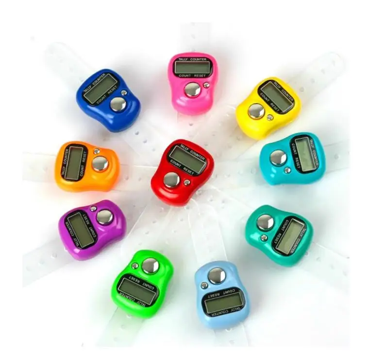 Электронное цифровое кольцо на палец, счетчик точек, ручной вязальный счетчик рядов, Новый мини-маркер, счетчик точек с ЖК-дисплеем