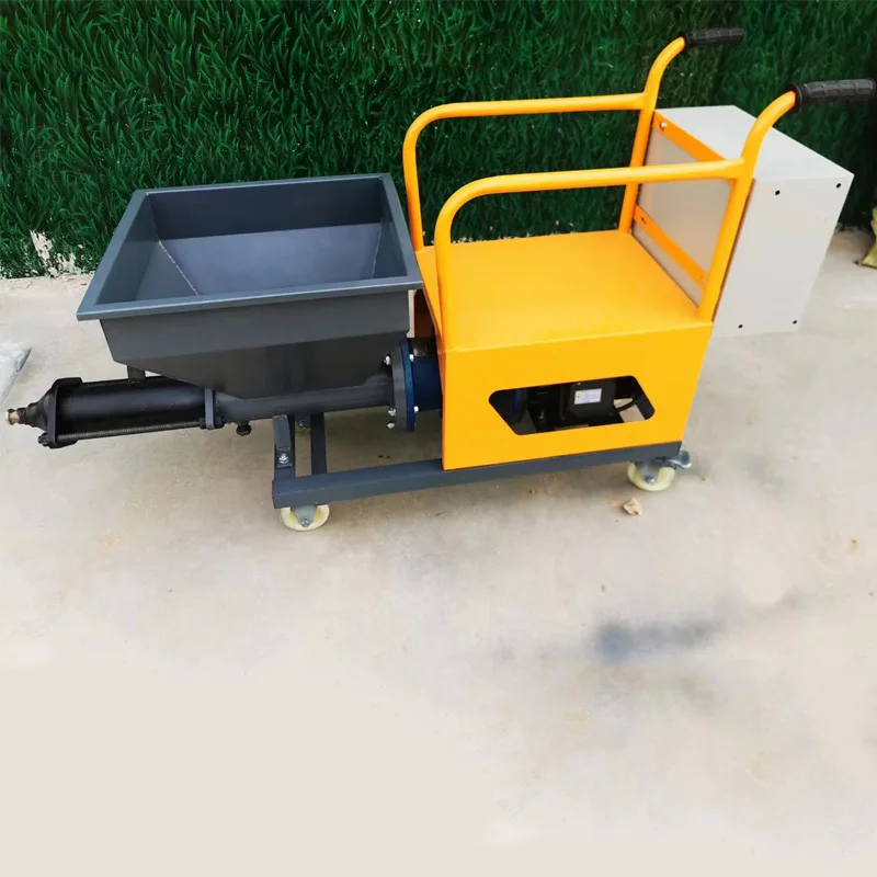 Multifunctional automatic mortar plunger spray equipment concrete mortar mixer and spray machines