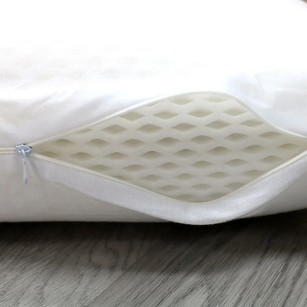 Ennasi Custom Comfortable Skin-friendly Mesh Breathable Shredded Memory Foam Bread Pillow with Cover for sleeping