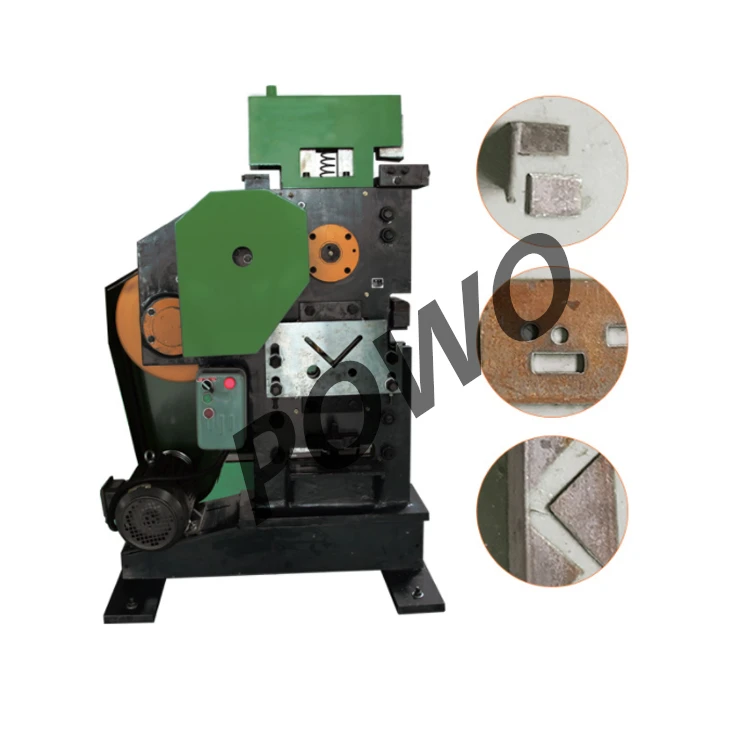 Electric Hydraulic H-beam Punching Iron Metal Sheet Steel Anglerebar Cutting Machine/Angle steel shearing machine