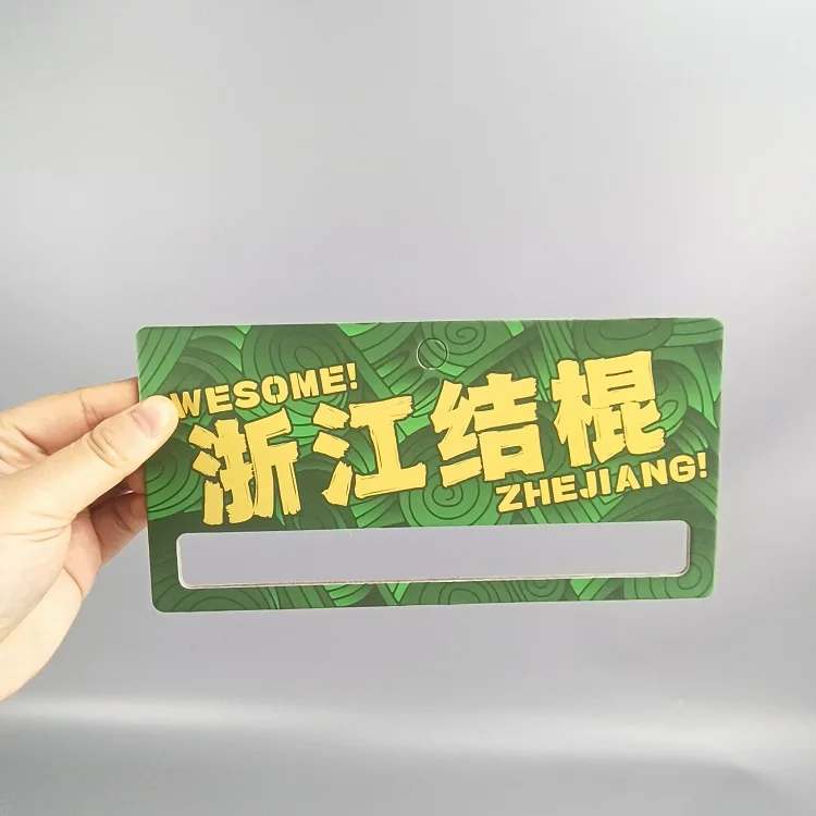 Custom Various Shape Paper Cardboard Towel Hanger shawl hook For  Club