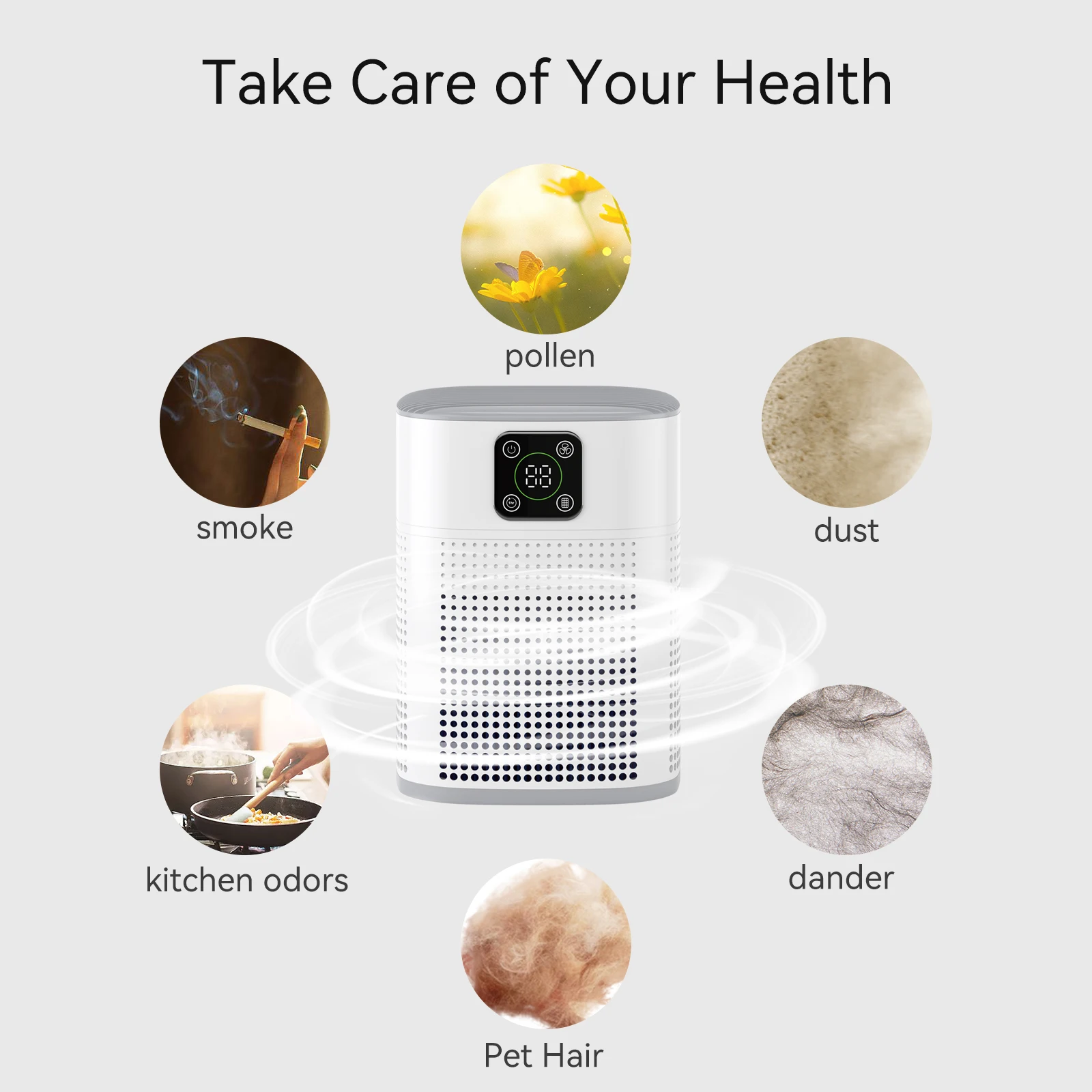 Top Seller Room Home School Hotel Use Small  Household standing  Air Purifiers for Formaldehyde and Odors