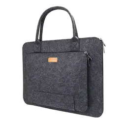 Felt laptop bag briefcase waterproof men luxury felt custom business 17 inch ladies cheap women 15.6 laptop bag computer