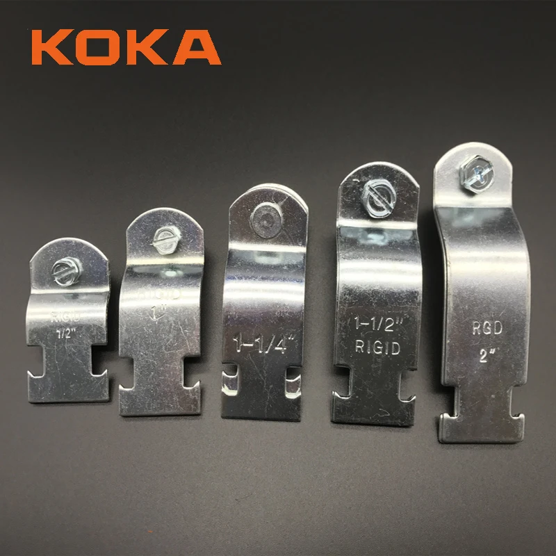 Universal Pipe Fittings 3/4 Conduit Strut Clamp 304 Stainless Steel