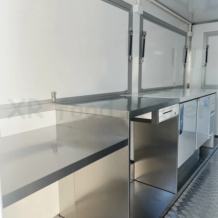 Outdoor Food Kiosk Solar Power Food Truck Fruit Processing Plant Other Hotel & Restaurant Supplies Mobile Food Truck with Engine