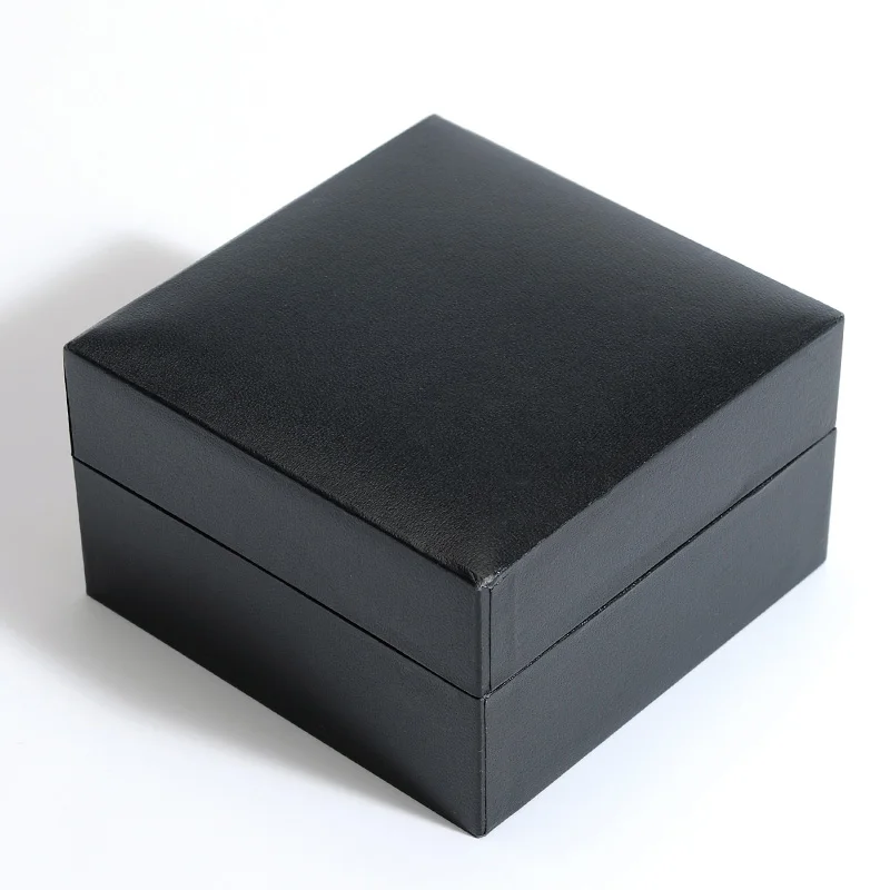 Factory Wholesale Custom Logo Empty Luxury Paper Wrist Black Watch Gift Box Packaging Boxes Watch Box for Watches
