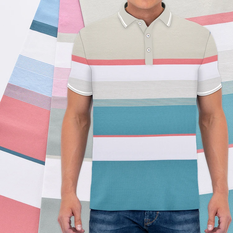 Jacquard Fabric Stocklot Fabric 4 Way Stretch 95% Cotton 5% Spandex Span Fabric