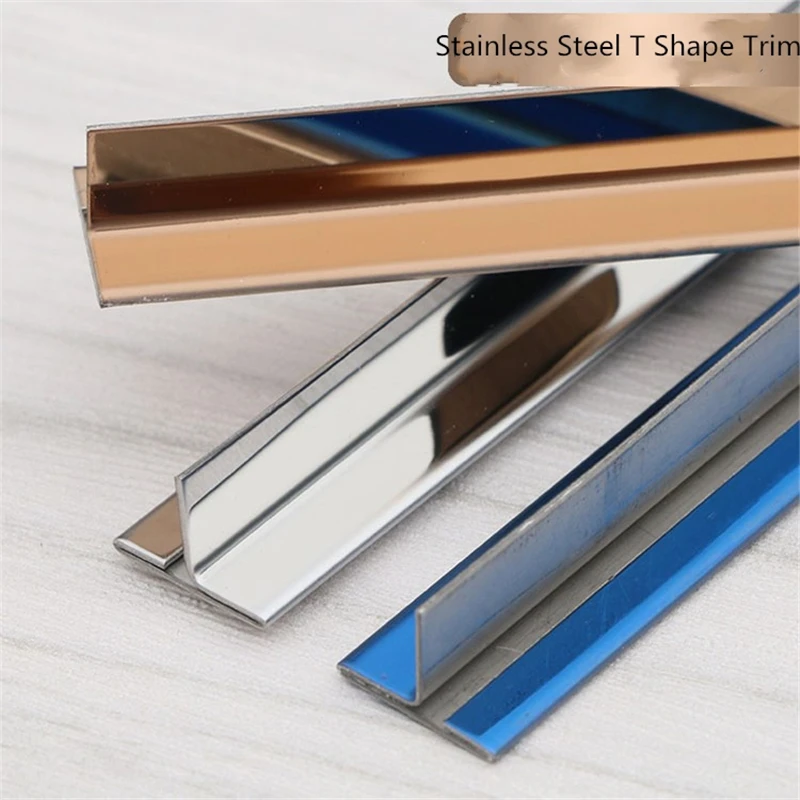 
SS 201 304 316 chrome brass stainless steel u t v l channel metal tile trim for ceiling 