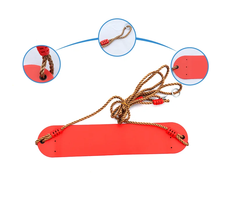 
High-quality EVA soft board children swing seat with PE Rope 