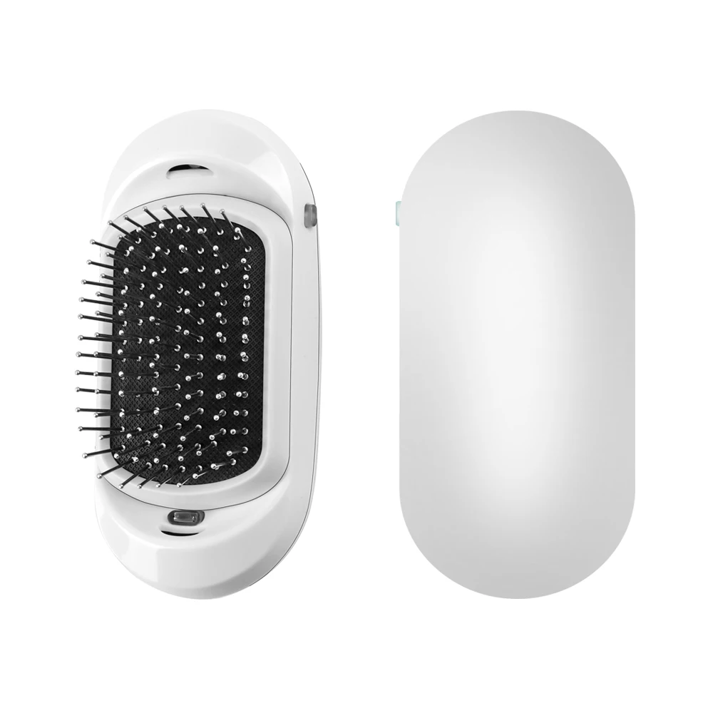 
Dropshippinp Ionic Double Negative Ions Brush,Antic-Static Hair Comb Electric Ionic Hairbrush Vibrating Scalp Massage Comb 