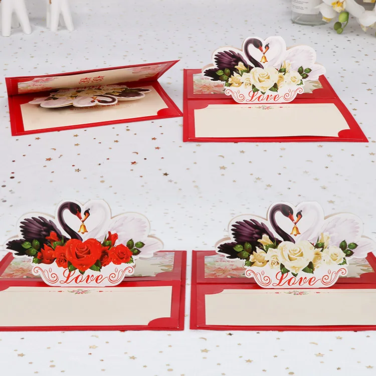 China Supplier Customized 3D Pop Up Greeting Card