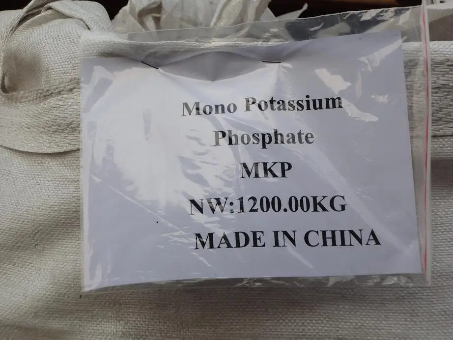MKP+TE  100% Water soluble NPK fertilizer 0-52-34  5-20-13+TE in 10 kg PPT Woven bag with Transparent PE inside,