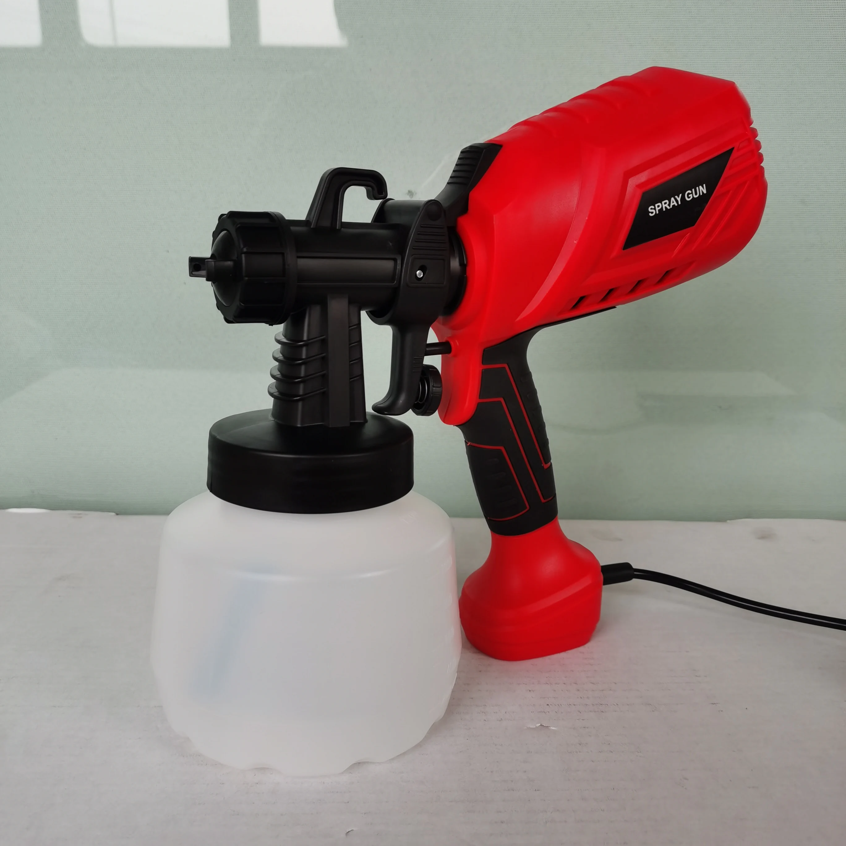 500W Paint Sprayer Gun HVLP Hand Held Electric Spray Gun Machine 800ml Ningbo Manufacture