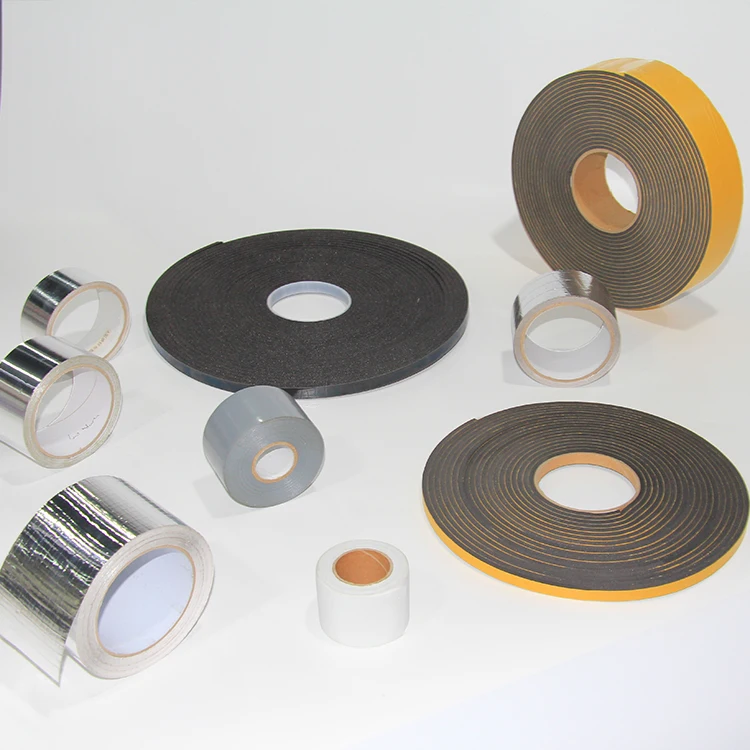 Aluminum Foil Heat Shield Duct Tape For Air Conditioning Aluminum Foil Tape Fiberglass Insulation Glass Cloth Duct Tape