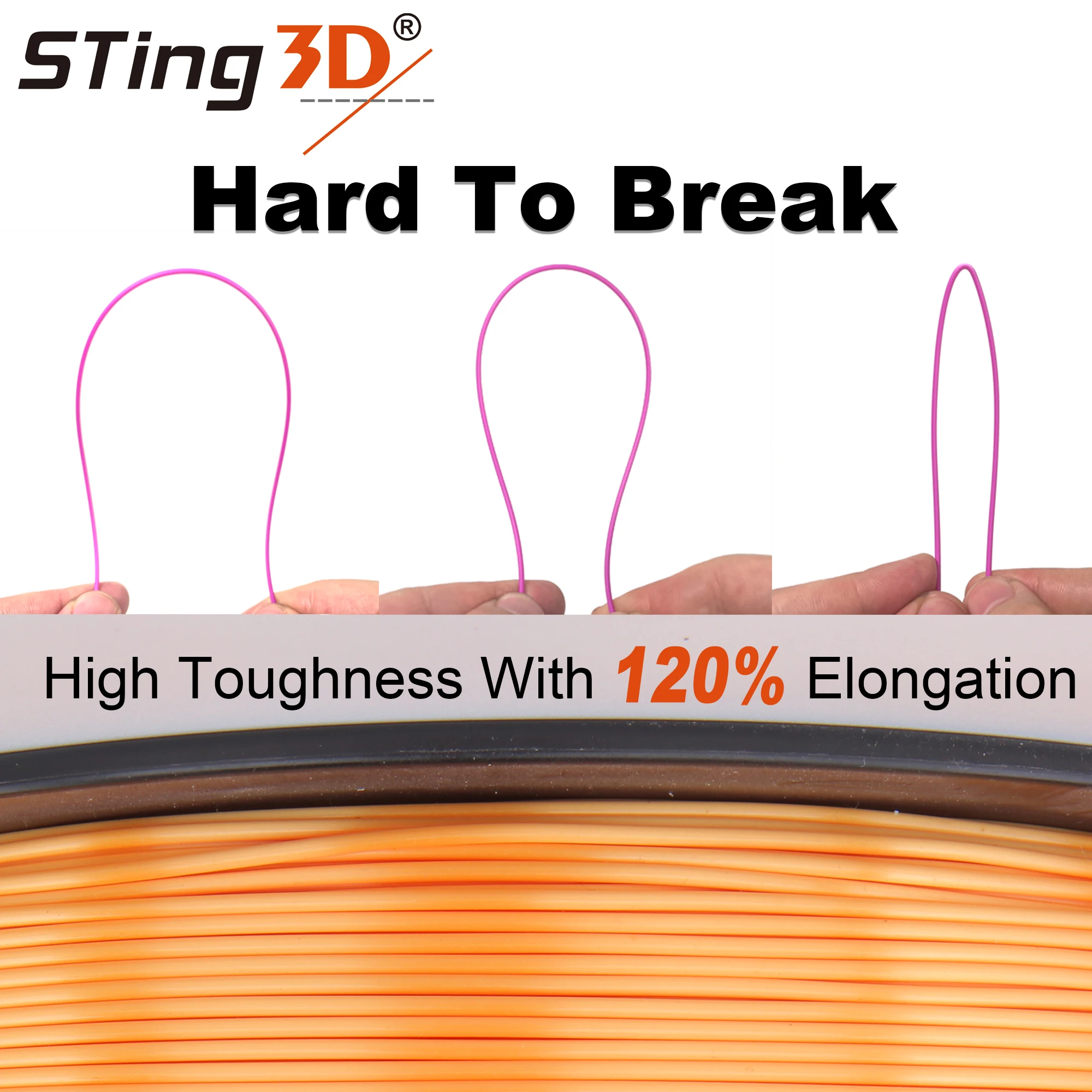 Sting3d PLA matte 3d printing filament PLA 3d printer filament PLA plus filament 175mm filamentos macaron colors for 3d pen