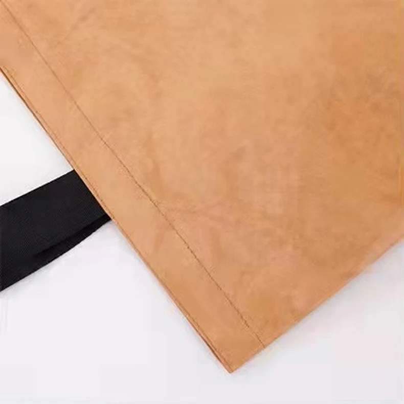 Custom Coated Package Waterproof Dupont Tyvek Shopping Tote Paper Bag With Logo Printed