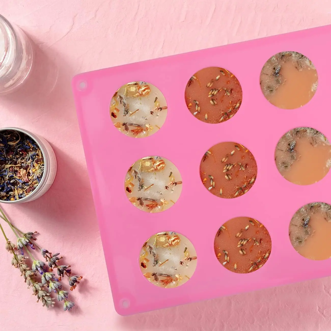 Cavity Round Silicone Molds Polybag Moulds Cake Tools Custom Making Manufacturer 15 Silicone Molds for Resin Sustainable 2pcs