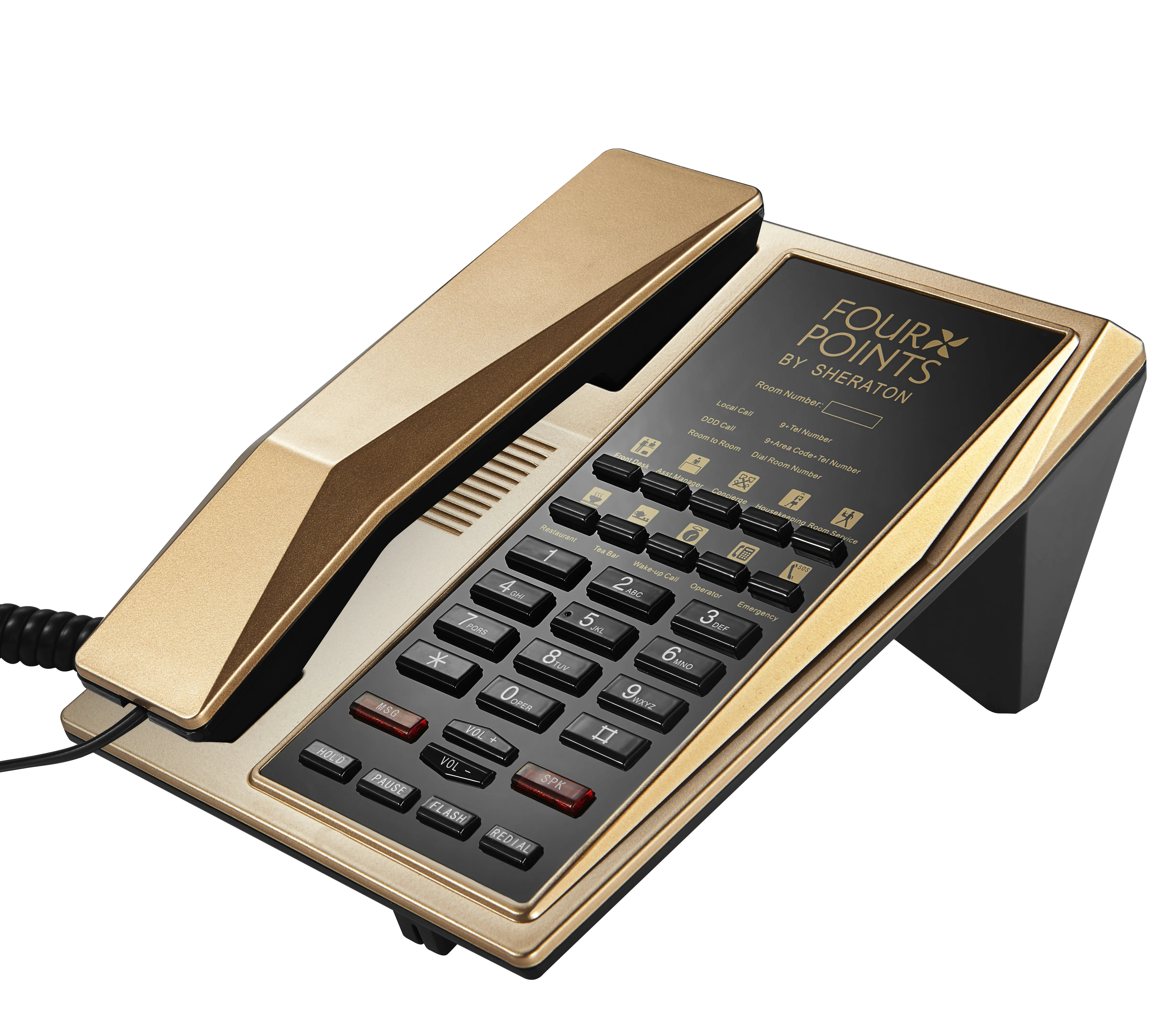 
ACE sport car style hotel guest room phone for PBX phone system hot in Middle East 