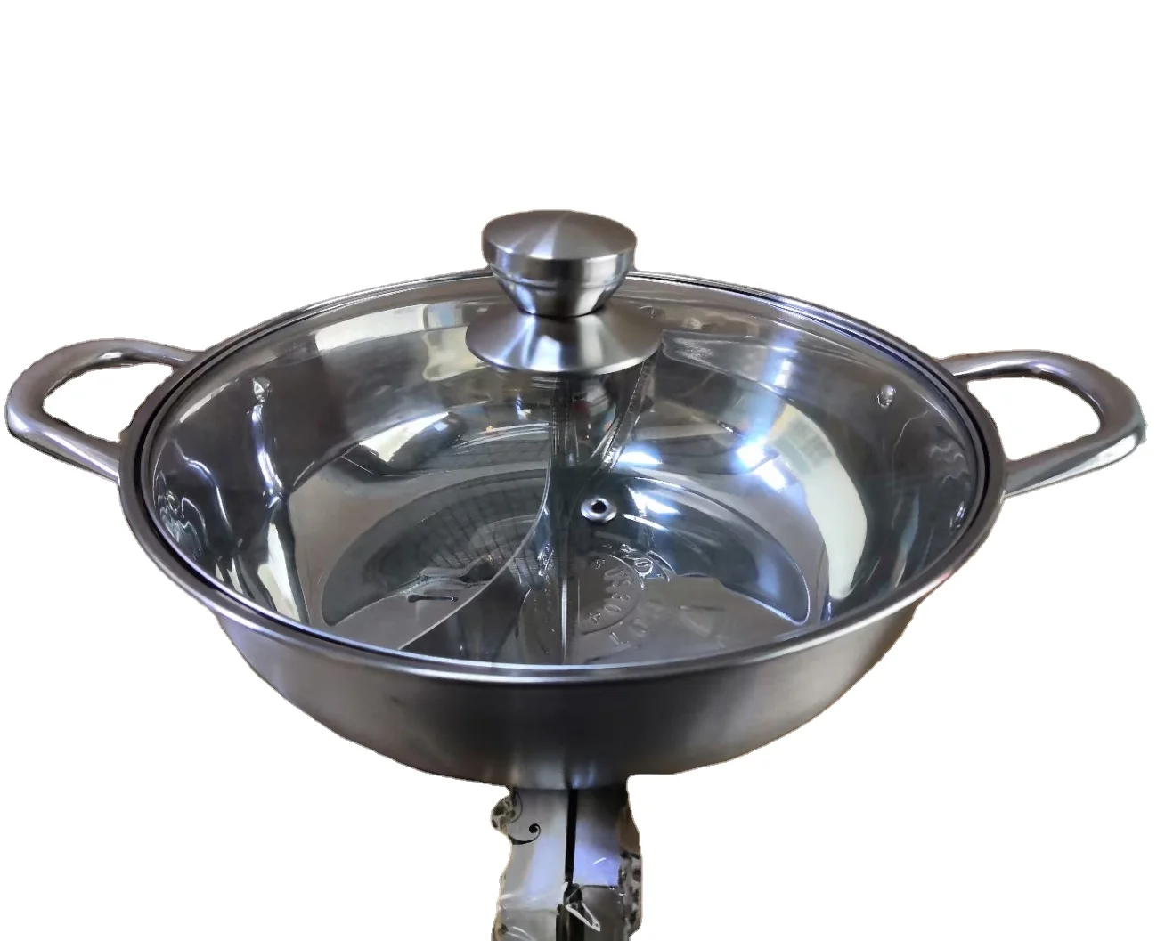 High Quality Stainless Steel Non-stick Coating Stainless Steel Mandarin Duck Hotpot