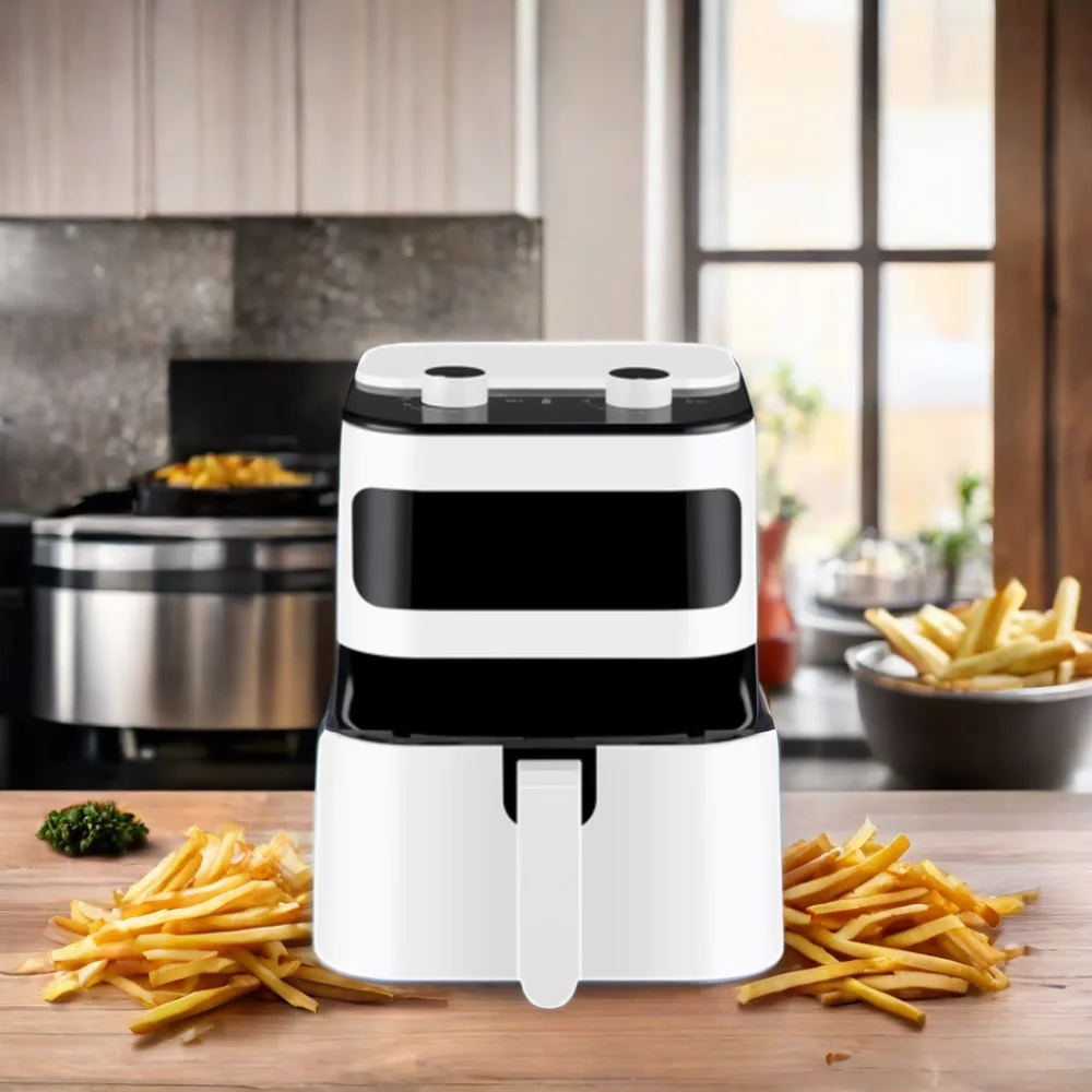 Professional 5-Liter Big Electric Frying Pans Air Deep Fryer without Oil Kitchen Appliance Electric Air Fryer