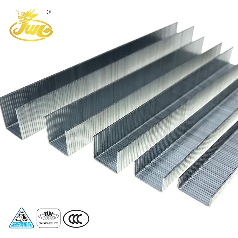 Низкая цена оцинкованная проволока 13 мм U-образный степлер для мебели дивана скобы 80 серии 21GA