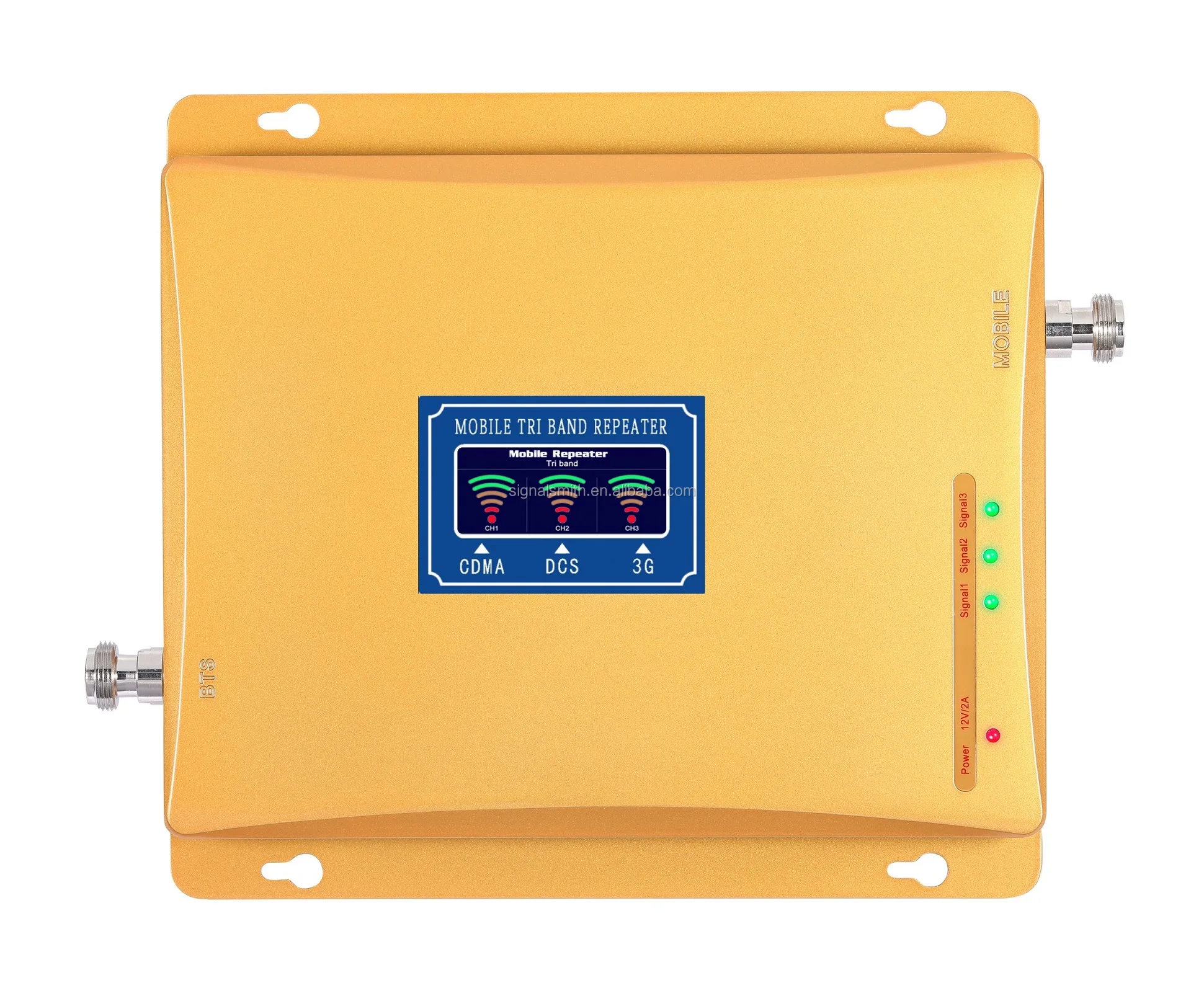 Трехдиапазонный ретранслятор мобильного сигнала 850/1800/2100 МГц по цене производителя/усилитель мобильной сети