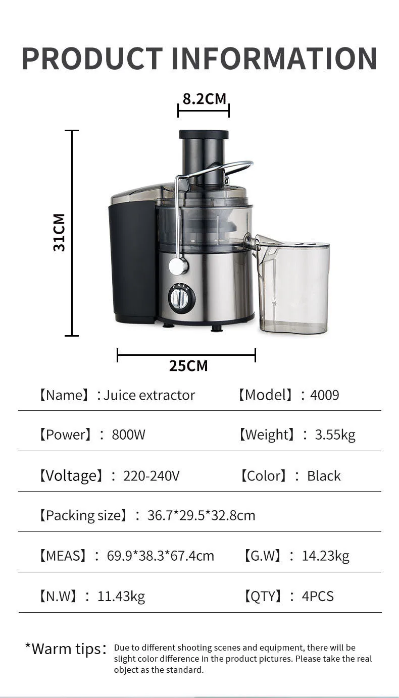 Household Multifunctional Juicer Orange Juice Machine Juice Extractors Smart Kitchen Tools Kitchen Gadgets Stainless Steel
