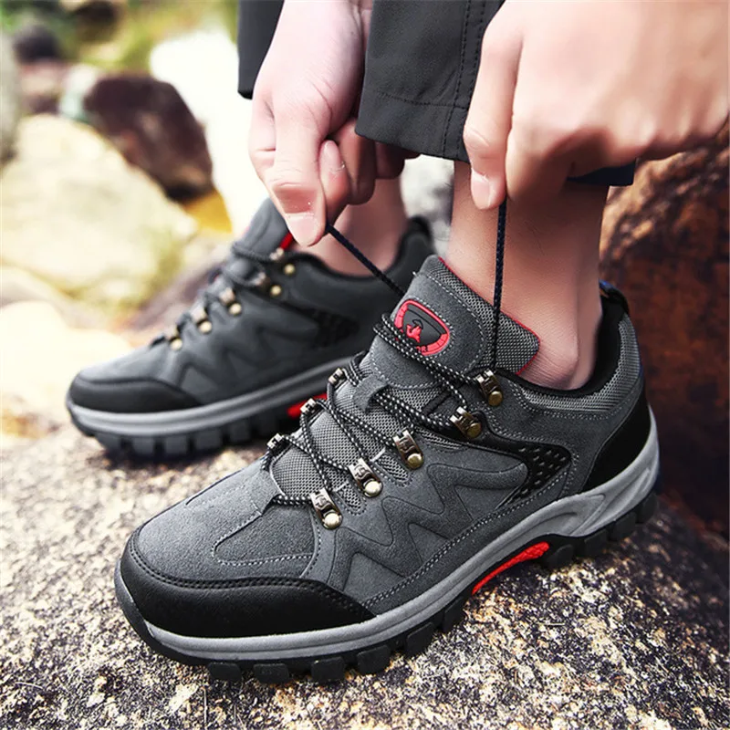 
Ready to ship Outdoor Climbing Shoes Non-Slip Hiking Shoes casual athletic Sports Shoes For Men 