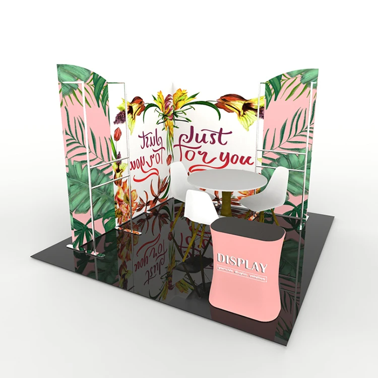 Hot sale new customized size display 3x3 exhibition booth solution