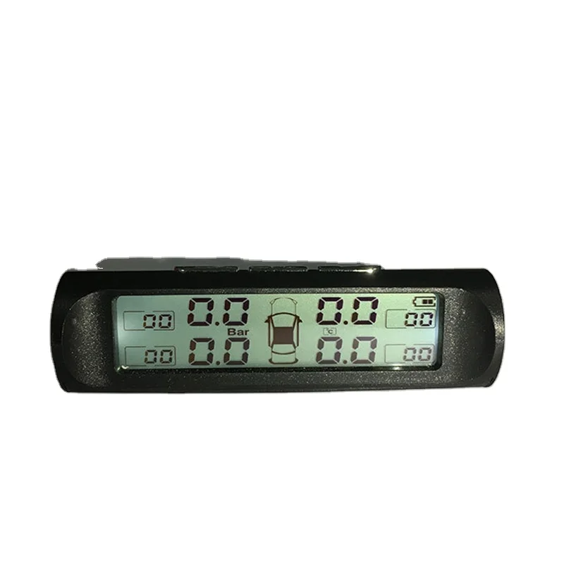 External Wireless solar energy Digital Lcd Display solar tire pressure sensor tpms tire pressure automatic