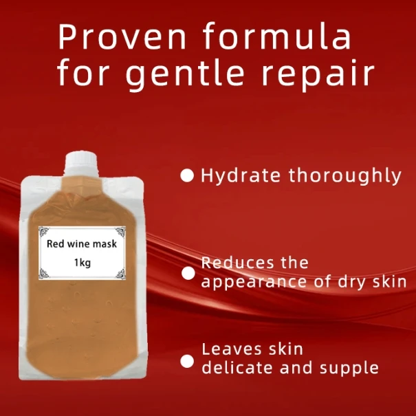 Private label SPA Collagen Red Wine sleeping facial mask cream whitening Jelly Face Mask