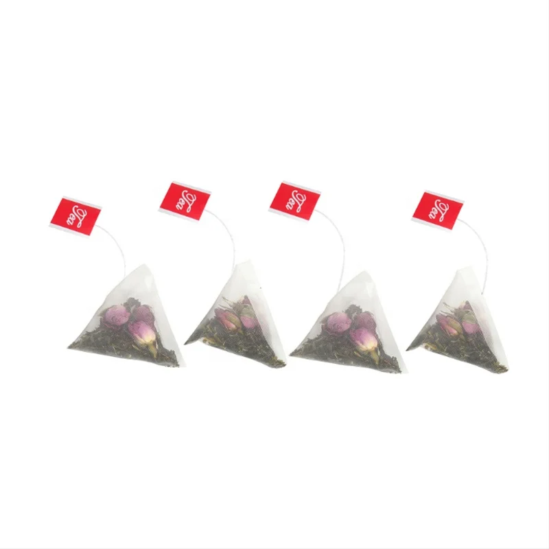 Wholesale Most Popular Beauty Rose Green Tea In Pyramid Tea Bag In Bulk