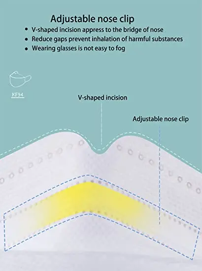 3d 4d Korean Cartoon Character 10pcs KF94 Masks For Kids Disposable Fashionable Kids kf94 Mask