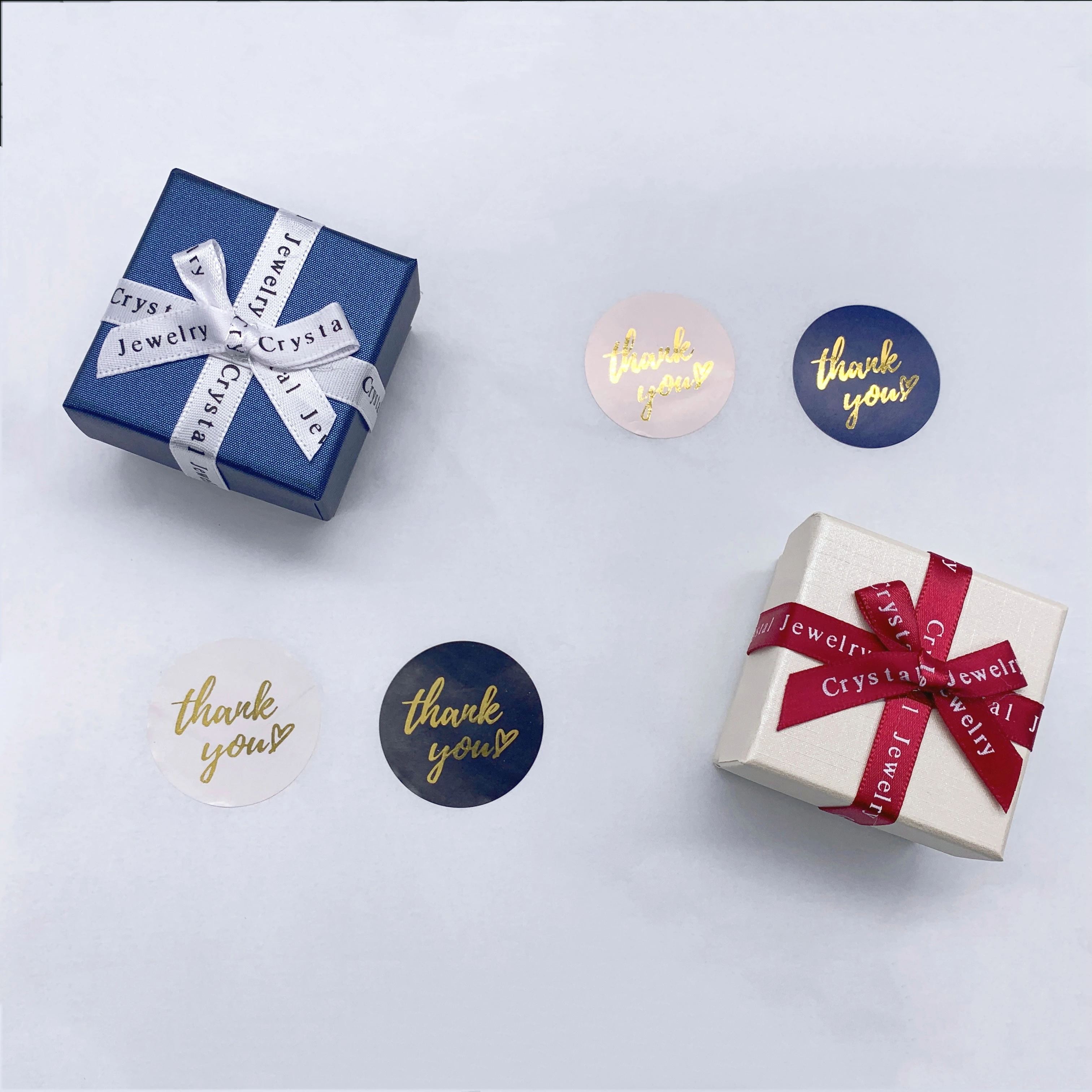 Custom adhesive label decoration sticker gift packing label packaging labels garment envelop printed logo