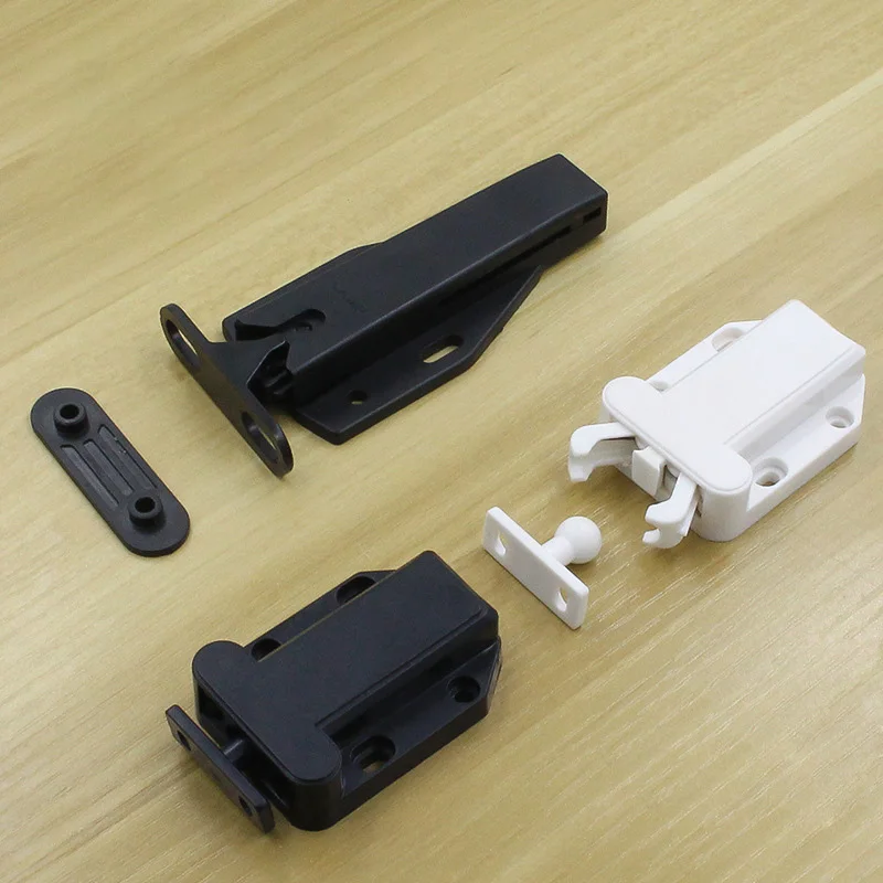 Spring Door Push Open Chassis Cabinet Latches TK 713B Magnetic Catch Touch Plastic OEM Glass Rohs Double Small Freight Material