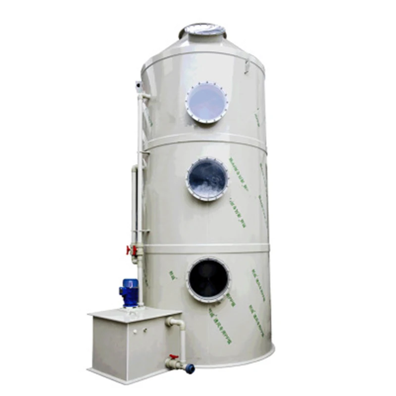 High Efficiency Wet Scrubber Dust Removal Spray Tower Washing Tower For Chemical Industry