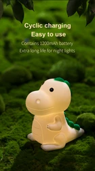 led-armut-lamba baby child nightlight 2022 toys kids bebes juguetes silikon dinosaur animal led lamps and lanterns